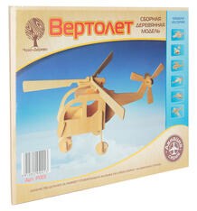 Деревянный конструктор Wooden Toys Вертолет 2830628