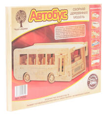 Деревянный конструктор Wooden Toys Автобус 2959673
