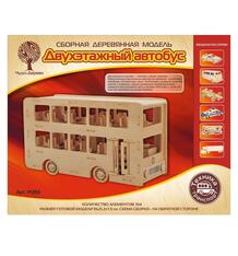 Деревянный конструктор Wooden Toys Двухэтажный автобус 2959424