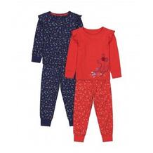 Пижамы "Мышонок", 2 шт., синий, красный MOTHERCARE 627087