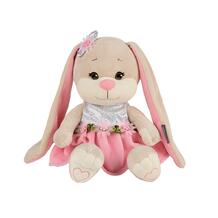 Мягкая игрушка Jack&Lin Зайка в Розовом Платьице с Цветами 20 см 13169230