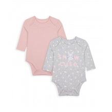 Боди "Зайчик", 2 шт., розовый, серый MOTHERCARE 633287