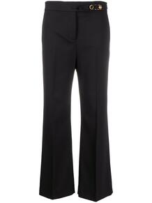 расклешенные брюки с декоративной булавкой Versace 153564045250