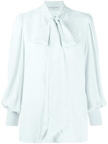 блузка с пышными рукавами и бантом Givenchy 155662195252