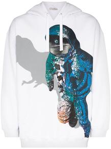 худи с кулиской и принтом Spaceman Valentino 1508823077