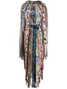 плиссированное платье с драпировкой и принтом Stella Mccartney 156370455248