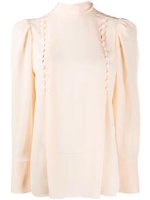 блузка с декоративными пуговицами Givenchy 152416275156