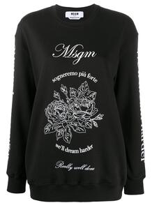 джемпер с графичным принтом MSGM 155701138883
