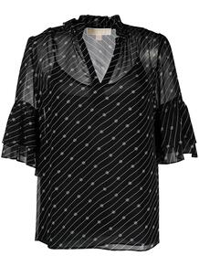 многослойная блузка в диагональную полоску Michael Michael Kors 1615851476