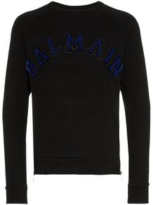 толстовка на молниях с аппликацией логотипа BALMAIN 1296660483