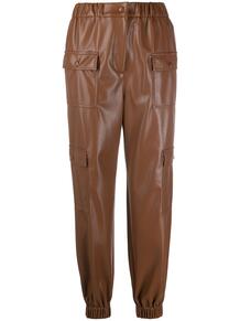 брюки с карманами и завышенной талией MSGM 156397905248