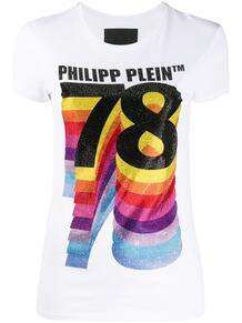 футболка Vintage PP 1978 с круглым вырезом PHILIPP PLEIN 1551980083