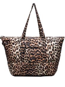 сумка на плечо с леопардовым принтом Ganni 14954097636363633263