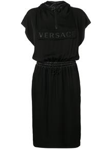 платье с капюшоном и логотипом Versace 135770565252