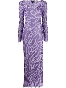 длинное платье с абстрактным узором Just Cavalli 1478137377
