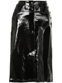юбка миди с высоким разрезом Ann Demeulemeester 153705235154