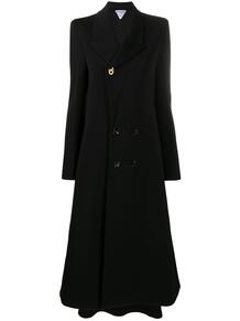 длинное расклешенное пальто Bottega Veneta 160380885250