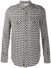клетчатая рубашка узкого кроя Yves Saint Laurent 1562458976