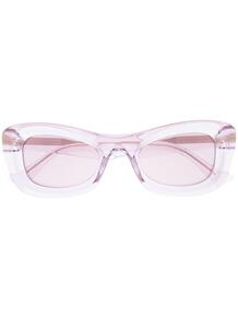 солнцезащитные очки в прямоугольной оправе Bottega Veneta 16198179636363633263