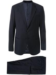 костюм-двойка в тонкую полоску Giorgio Armani 149134095348