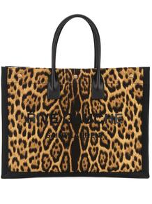 сумка-тоут с леопардовым принтом Yves Saint Laurent 14727979636363633263