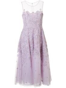 платье из тюля с цветочной вышивкой ZUHAIR MURAD 150547885156