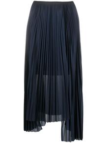 плиссированная юбка асимметричного кроя Helmut Lang 1559495876