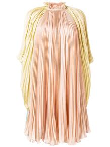 плиссированное платье с высоким воротом ALBERTA FERRETTI 139143945252