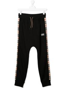 спортивные брюки с полосками Icon Stripe Burberry Kids 156341184952
