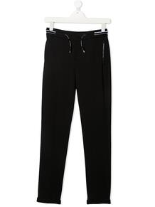 спортивные брюки с кулиской и логотипом Givenchy Kids 163574434952