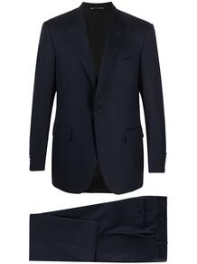костюм с однобортным пиджаком Canali 158181515356