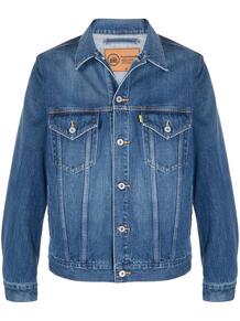 джинсовая куртка с графичным принтом DOUBLET 163295098876