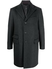 фактурное пальто с карманами Corneliani 159989725348