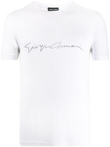 футболка с логотипом Giorgio Armani 148323475352