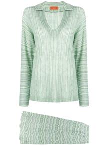ребристая вязаная юбка Missoni Pre-Owned 131946515252