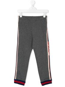 спортивные брюки с полосками и логотипом GUCCI KIDS 1276236256
