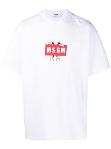 футболка с логотипом MSGM 1615456877