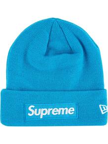 шапка бини New Era с логотипом Supreme 14312174636363633263