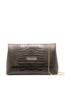 сумка на плечо с тиснением под крокодила Tom Ford 15979444636363633263