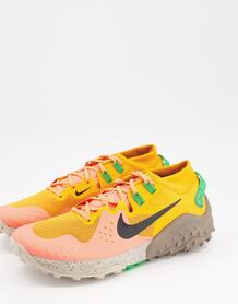 Оранжевые кроссовки Wildhorse 6-Оранжевый Nike Running 10151238