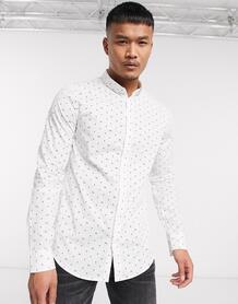 Белая рубашка с длинными рукавами и логотипом -Белый ARMANI EXCHANGE 9622338