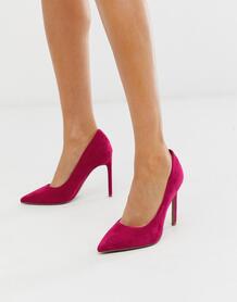Розовые туфли-лодочки на высоком каблуке с острым носом Porto-Розовый ASOS DESIGN 8459409