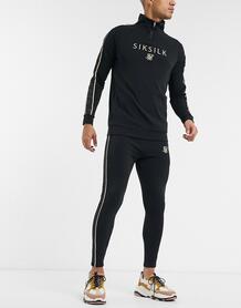 Спортивные брюки с логотипом на поясе x Dani Alves-Черный Siksilk 9513421