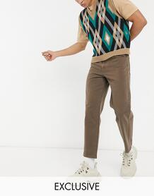 Классические прямые джинсы винтажного коричневого цвета Inspired The '90s-Коричневый цвет Reclaimed Vintage 10997043