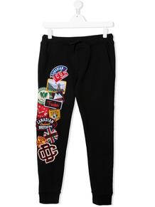 спортивные брюки с нашивками Dsquared2 Kids 16562723495432121114