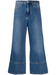 укороченные расклешенные джинсы MSGM 142490345248