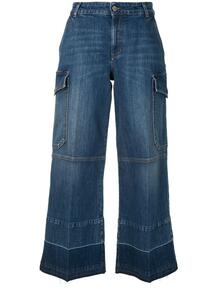 укороченные джинсы широкого кроя Stella Mccartney 157556525053