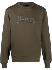 толстовка с вышитым логотипом HERNO 164722105348