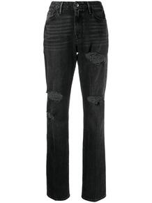 прямые джинсы с эффектом потертости FRAME 164656715148