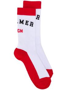 трикотажные носки вязки интарсия MSGM 155419287983